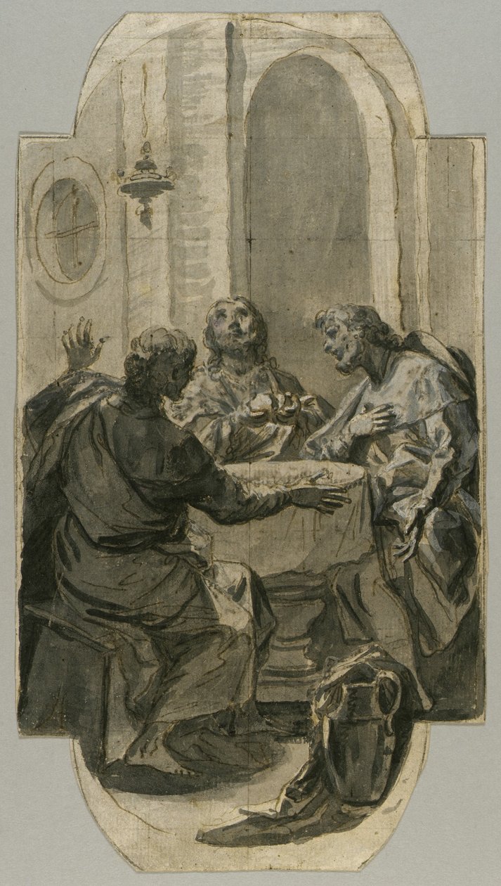 Aftensmad i Emmaus af Carlo Maratti