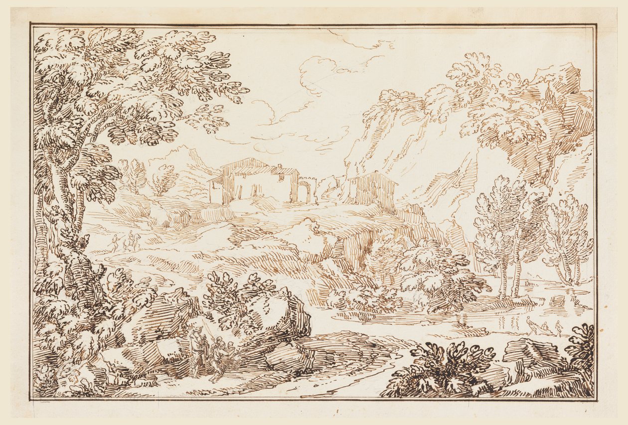 Et landskab af Carlo Marchionni