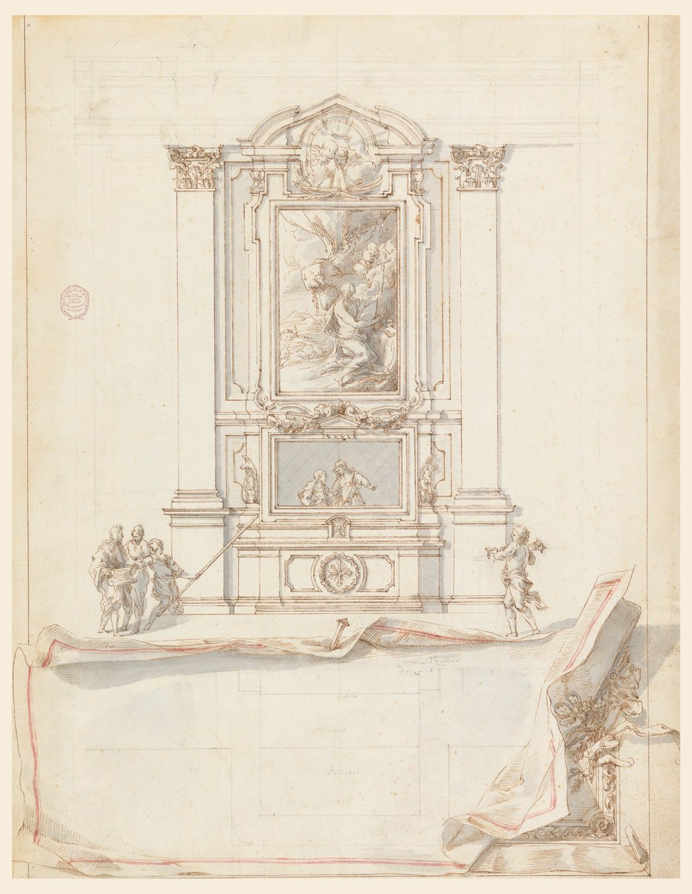 Design til et alter af Carlo Marchionni