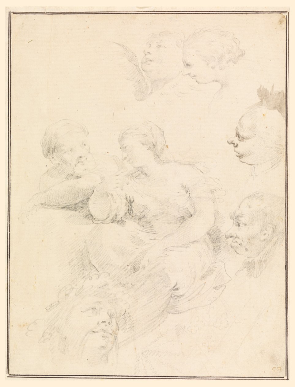 Figurskitser af Carlo Marchionni