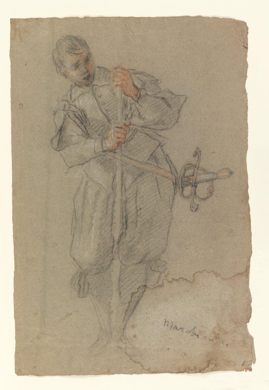 Soldat læsser sin pistol af Carlo Marchionni
