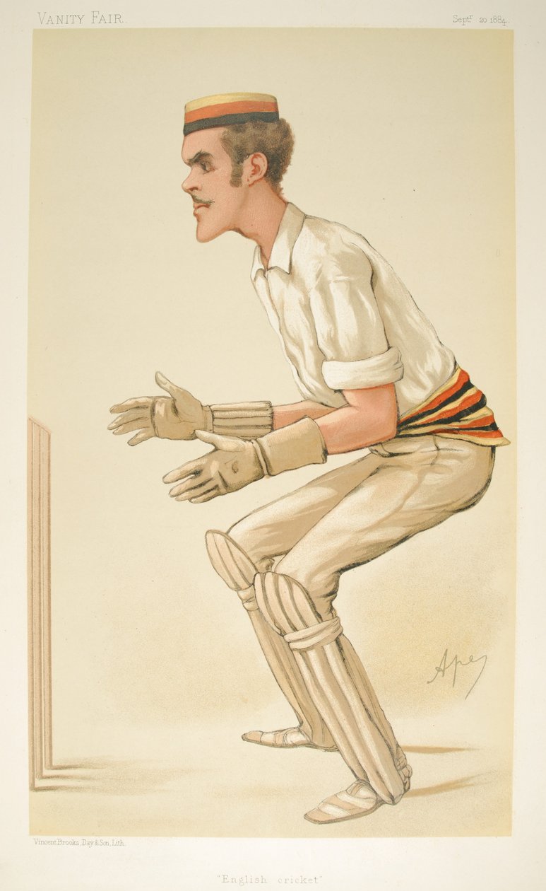 Alfred Lyttelton, Vanity Fair, 1884-09-20 af Carlo Pellegrini