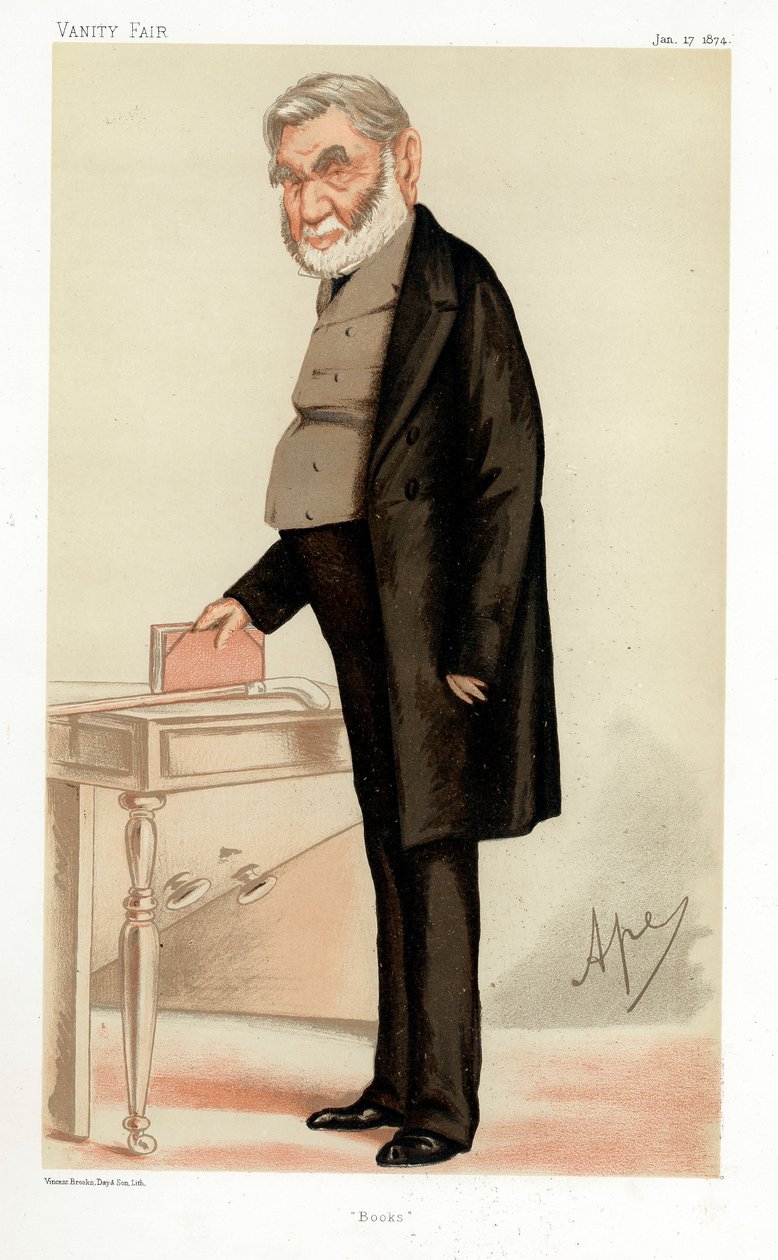 Anthony Panizzi, italiensk bibliograf, 1874 af Carlo Pellegrini