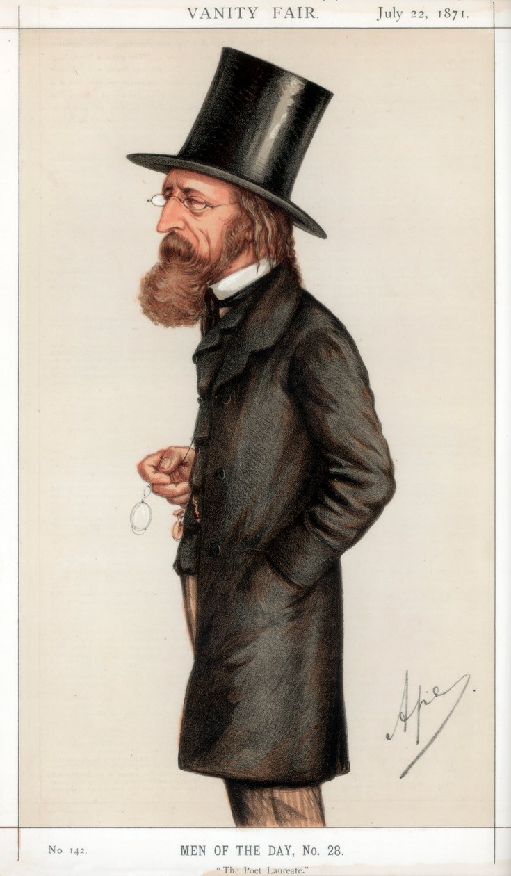 Digterpristageren, 1871 af Carlo Pellegrini
