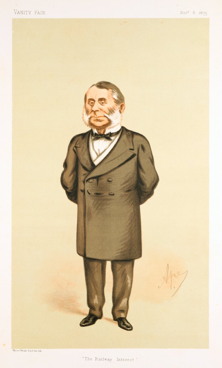Jernbaneinteressen, 1875 af Carlo Pellegrini