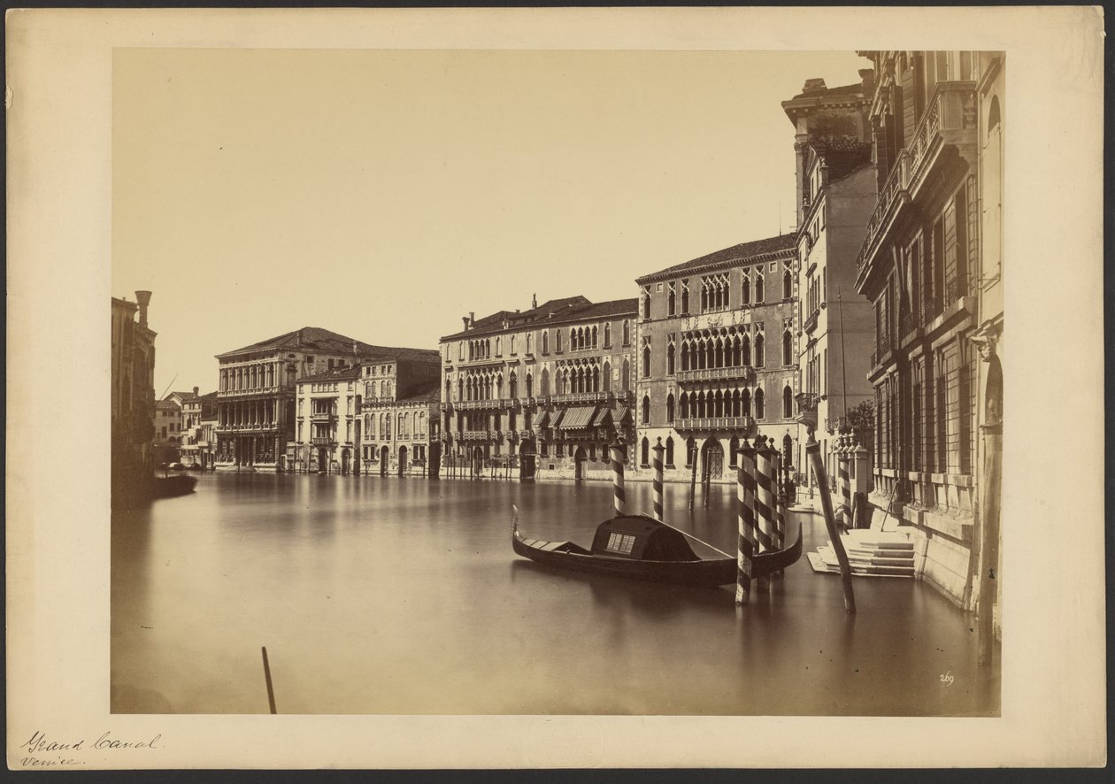 Canal Grande fra Palazzo Grimani til S. Polo af Carlo Ponti