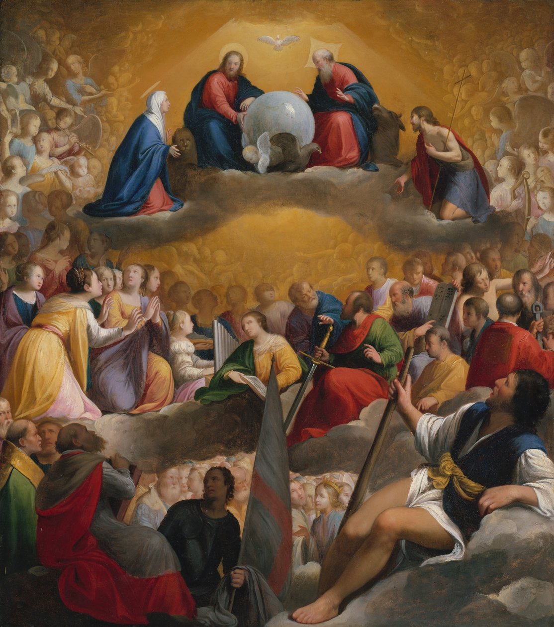 Paradise, ca. 1598 (olie på kobber) af Carlo Saraceni