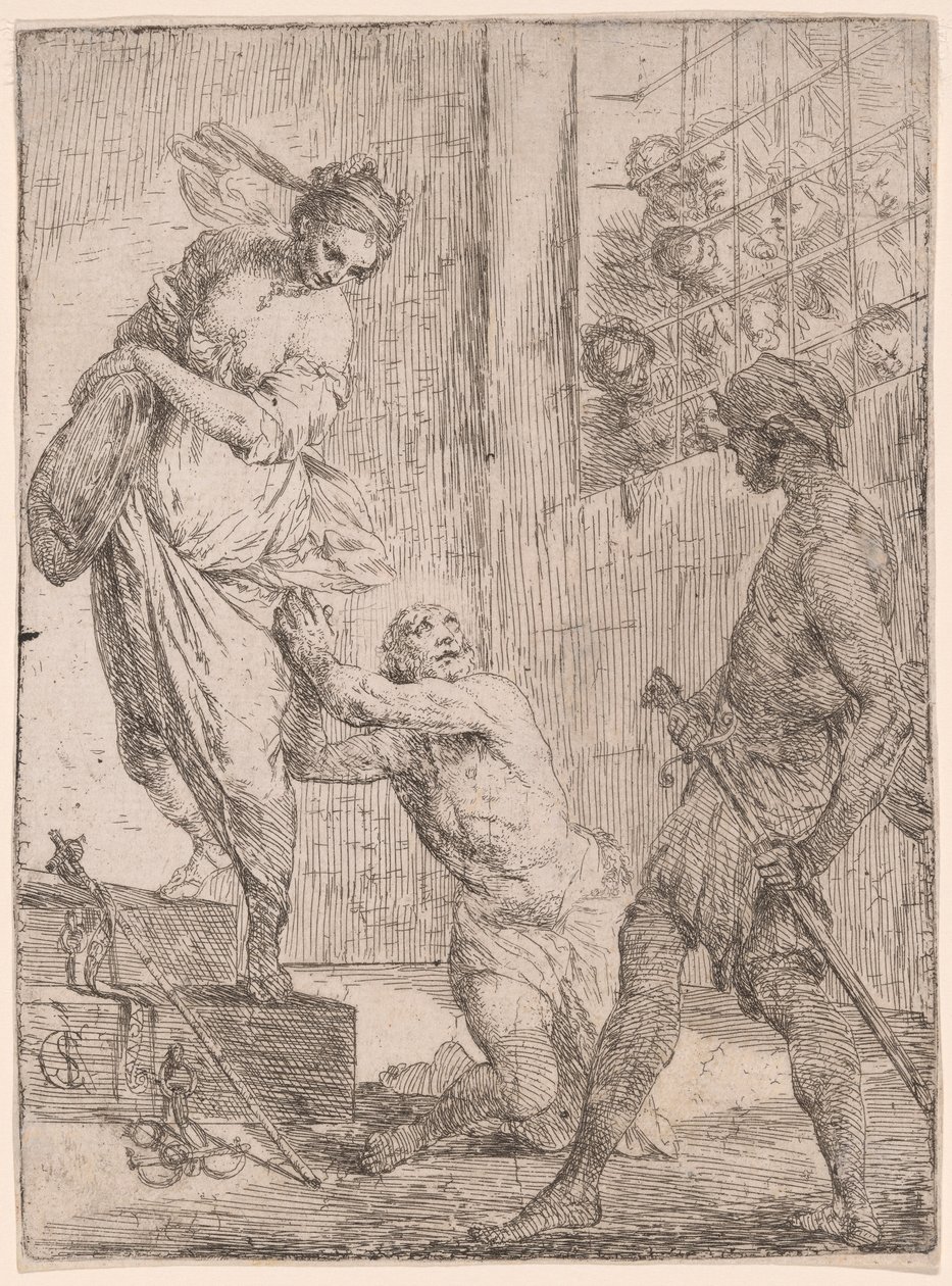 Johannes Døberens martyrium af Carlo Saraceni