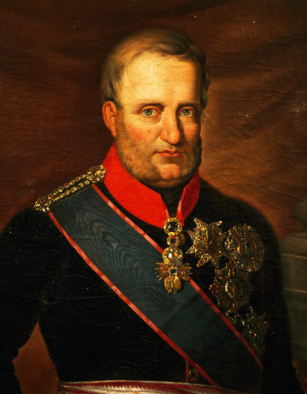 Portræt af Frans I af de to Sicilier (olie på lærred) af Carlo de Falco