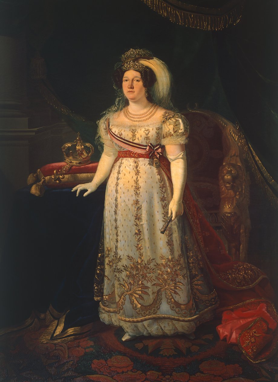 Portræt af Maria Isabella af Spanien (Madrid af Carlo de Falco