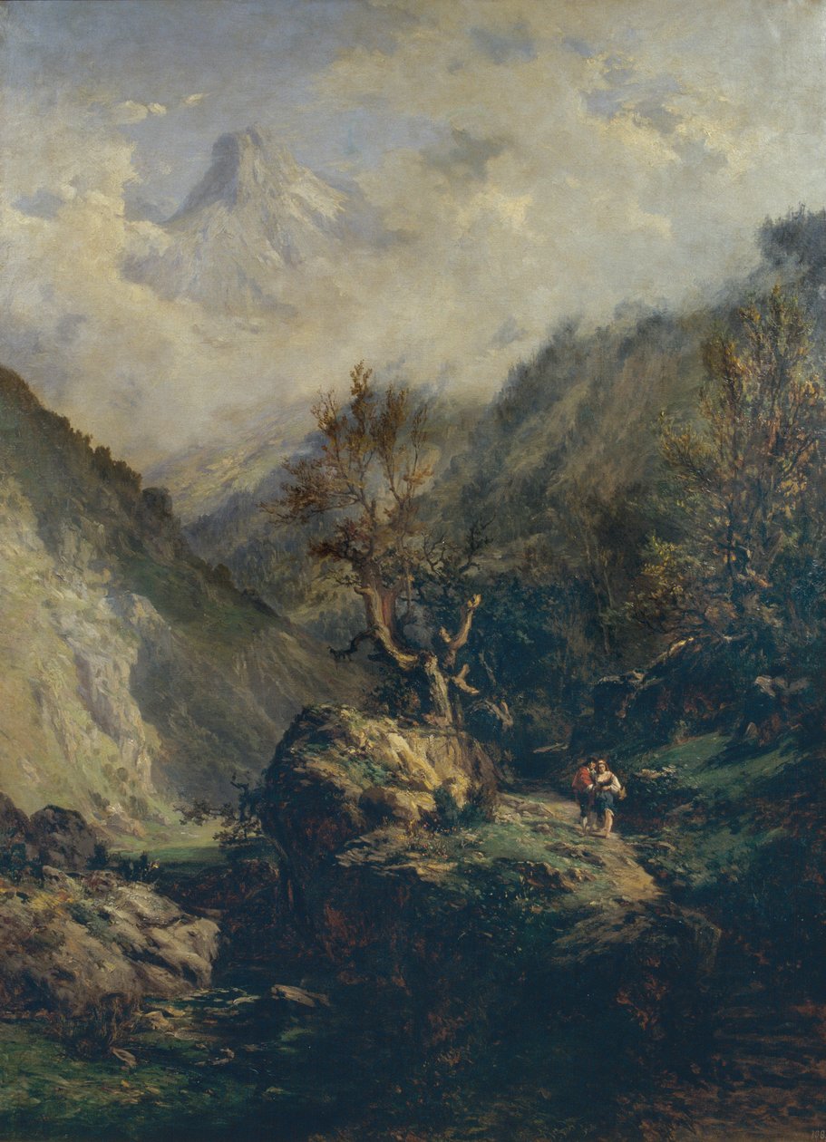 Bjerge i Asturien af Carlos de Haes