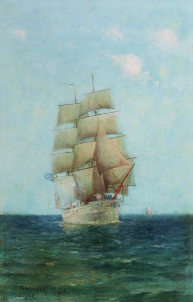 sejlbåd af Carlos Balliester