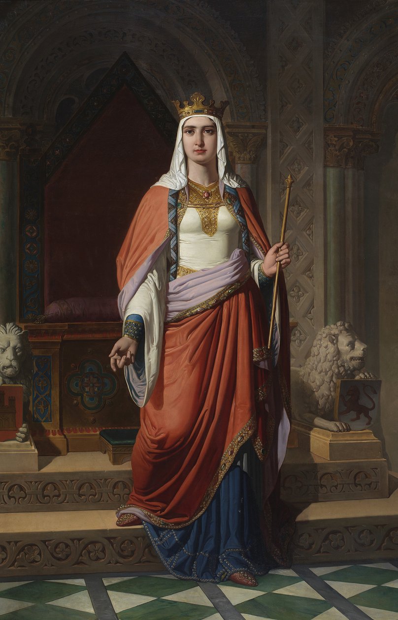 Dronning Urraca af León og Castilien, 1857 af Carlos Múgica y Pérez