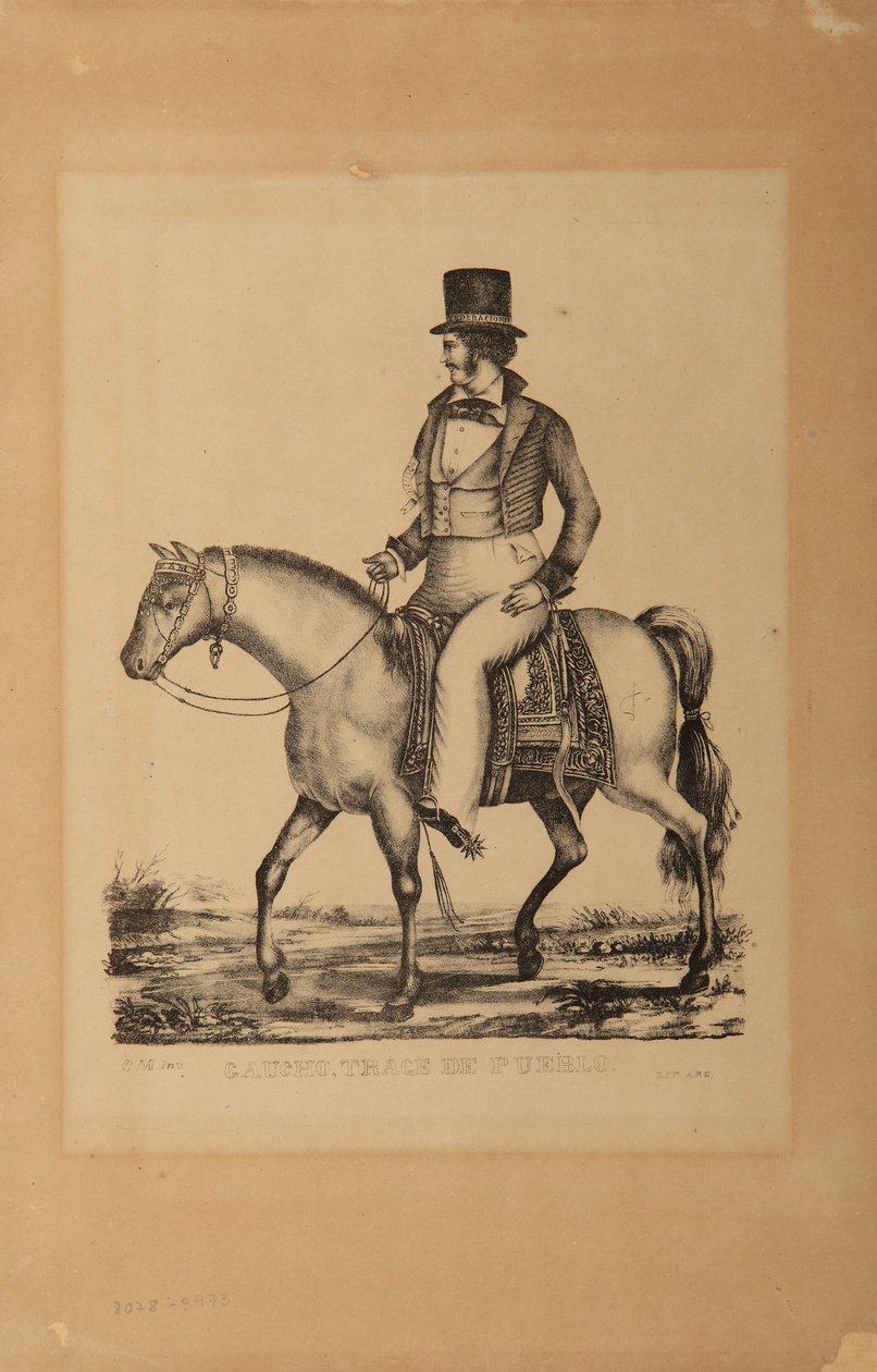 Gaucho, traje de pueblo - Carlos Morel af Carlos Morel