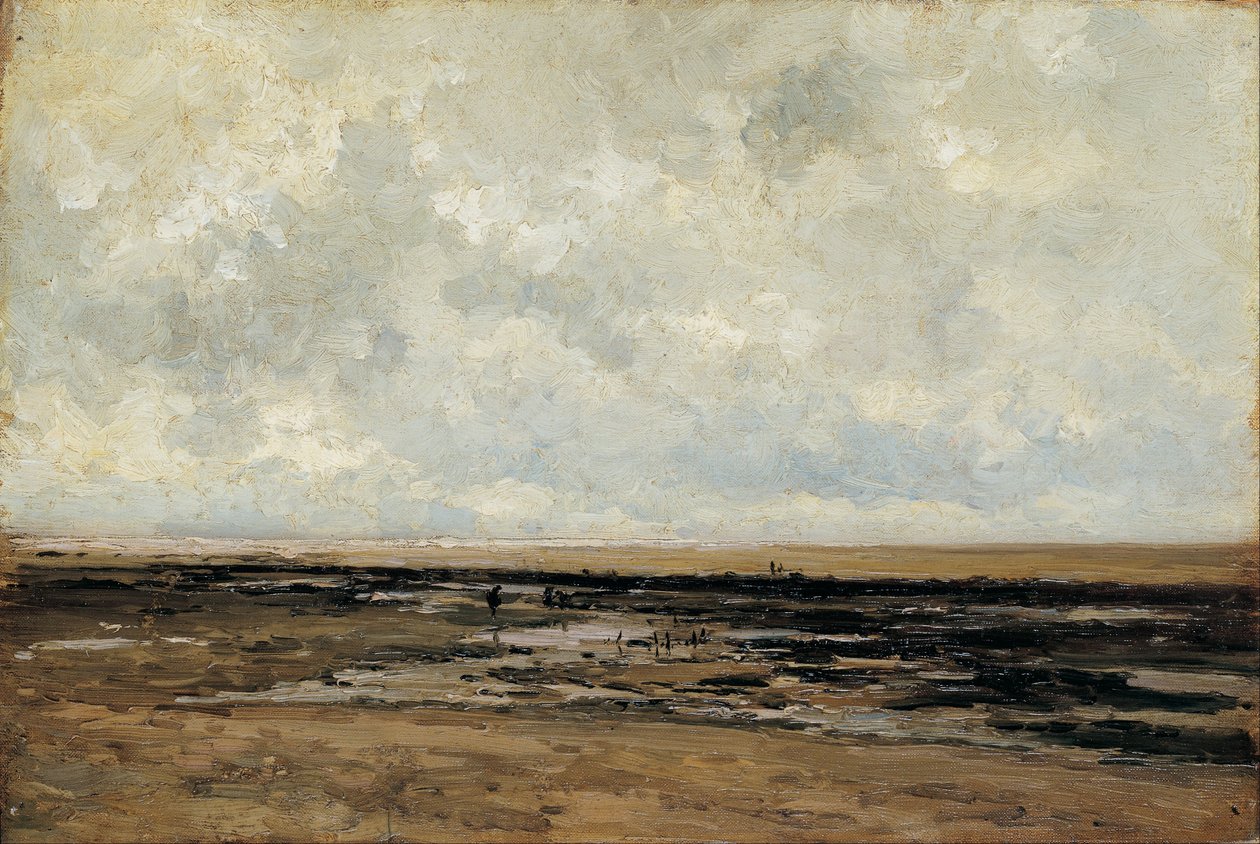 Villerville Strand. Normandiet af Carlos de Haes