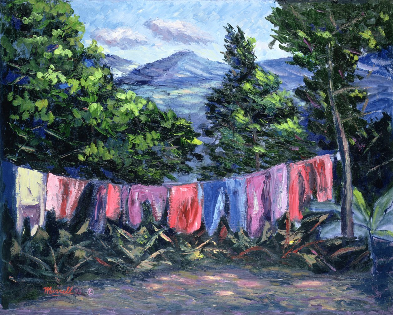 Et tropisk landskab, 1993 af Carlton Murrell
