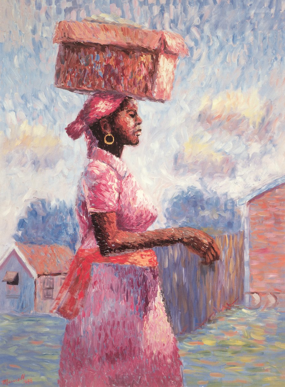 Afrikansk dame, 1988 af Carlton Murrell