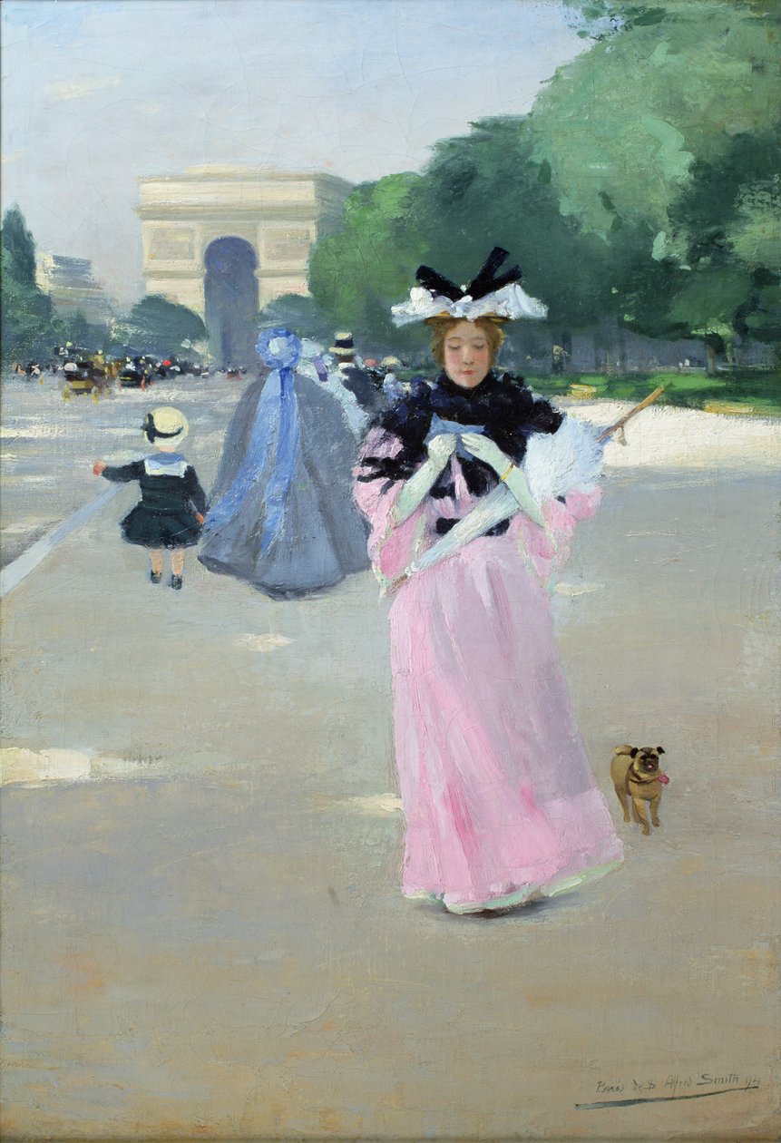 Avenue of Bois de Boulogne af Carlton Alfred Smith