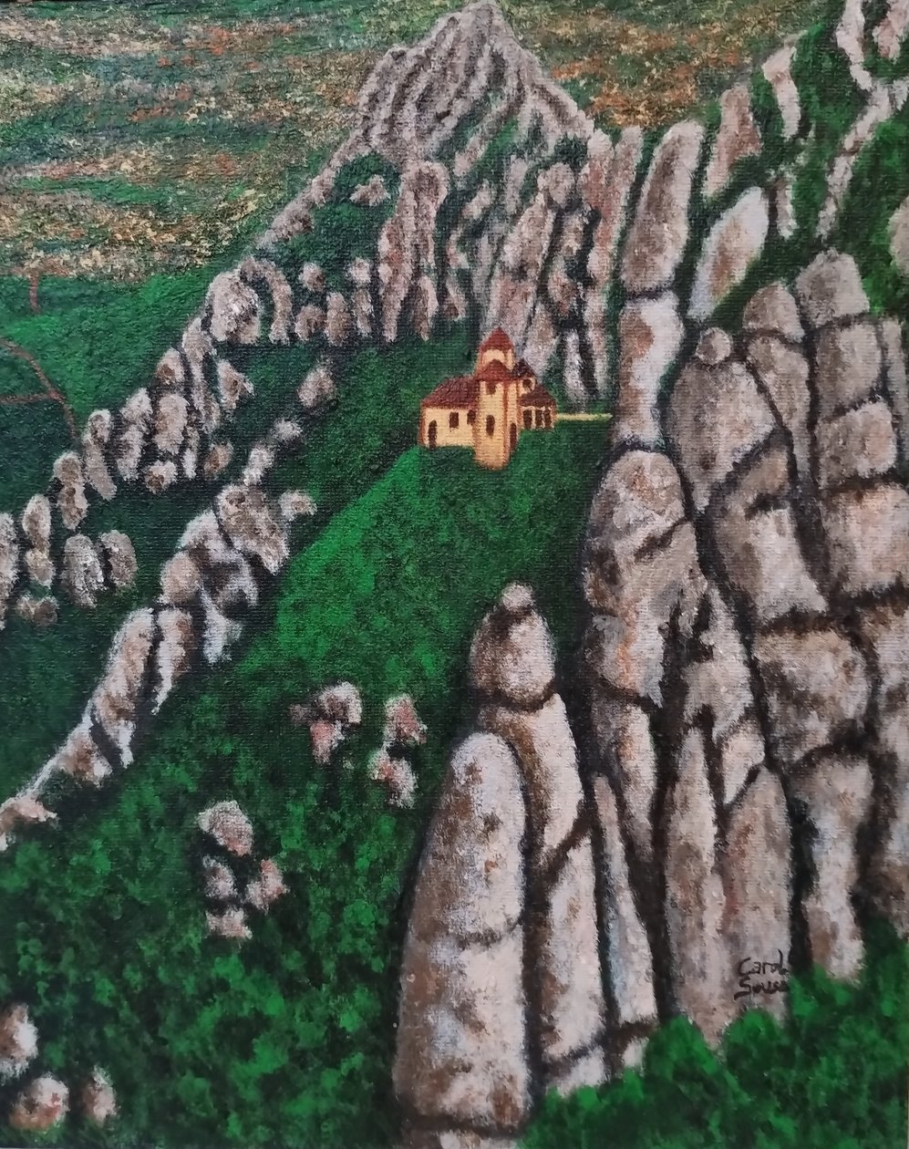Santa Cova de Montserrat af Carol Sousa Cuello
