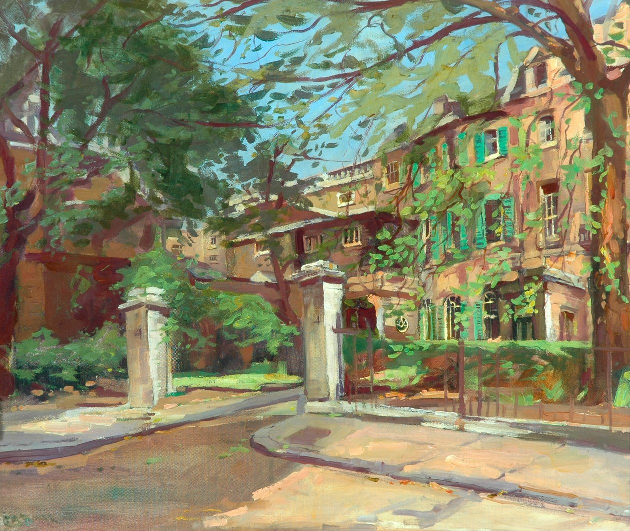 London forsvinder: Montague Place, Whitehall Gardens af Caroline Matilda Baker