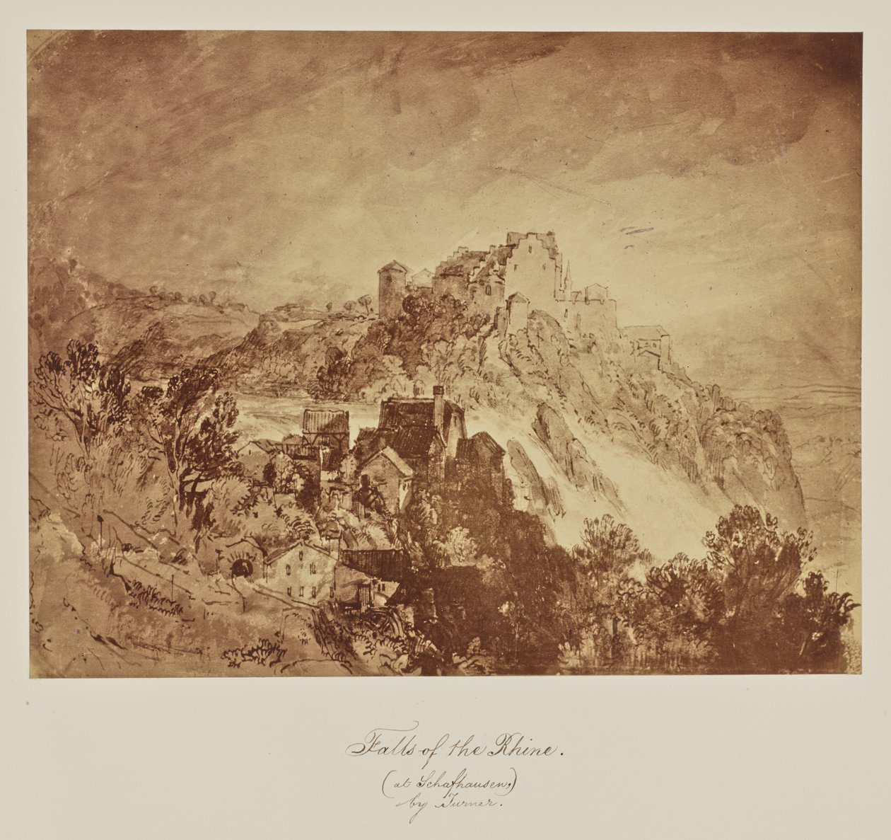 Rhinens vandfald. (ved Schafhausen.) af Turner. af Caroline Bertolacci