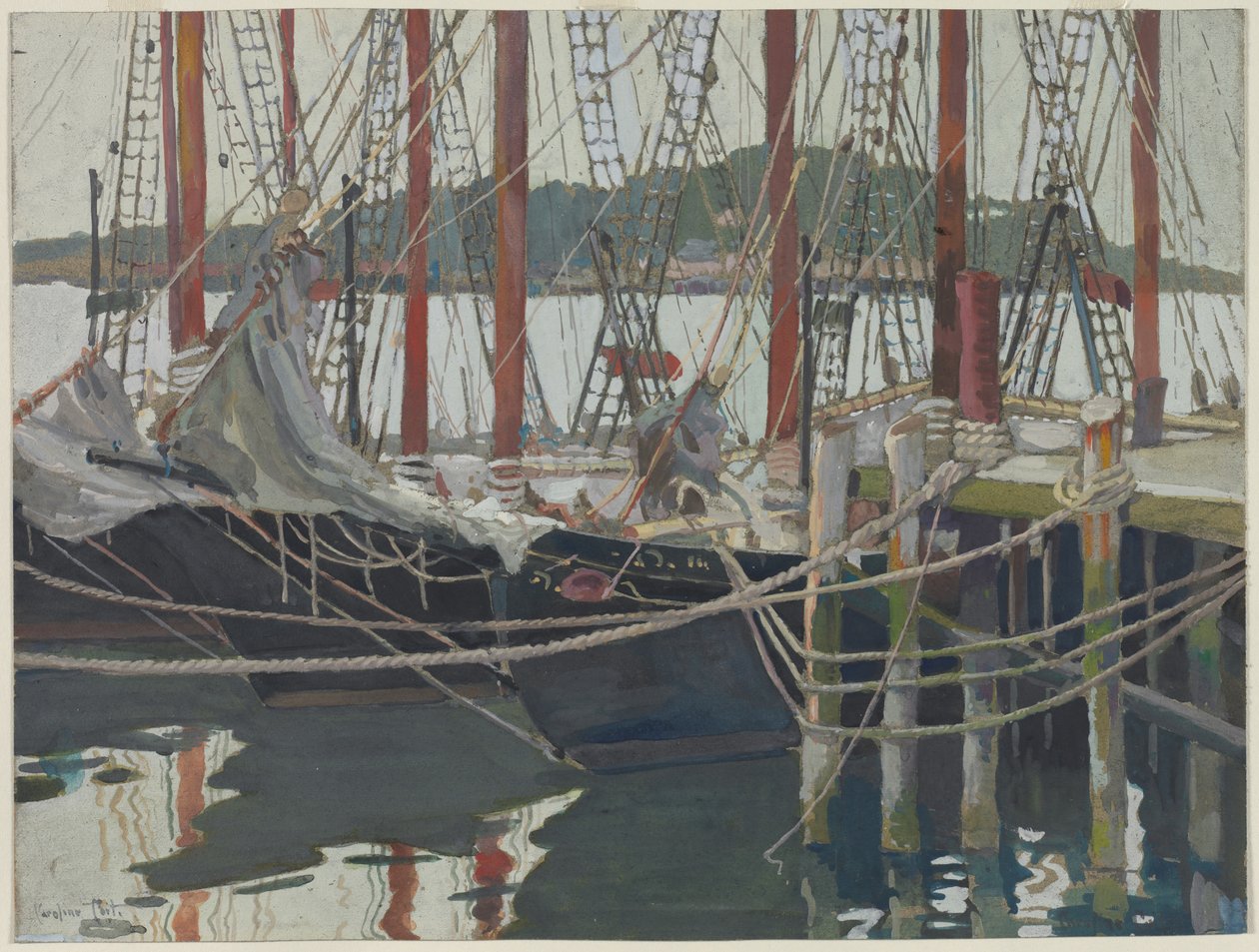 Idle Days, Gloucester, Massachusetts af Caroline Coit