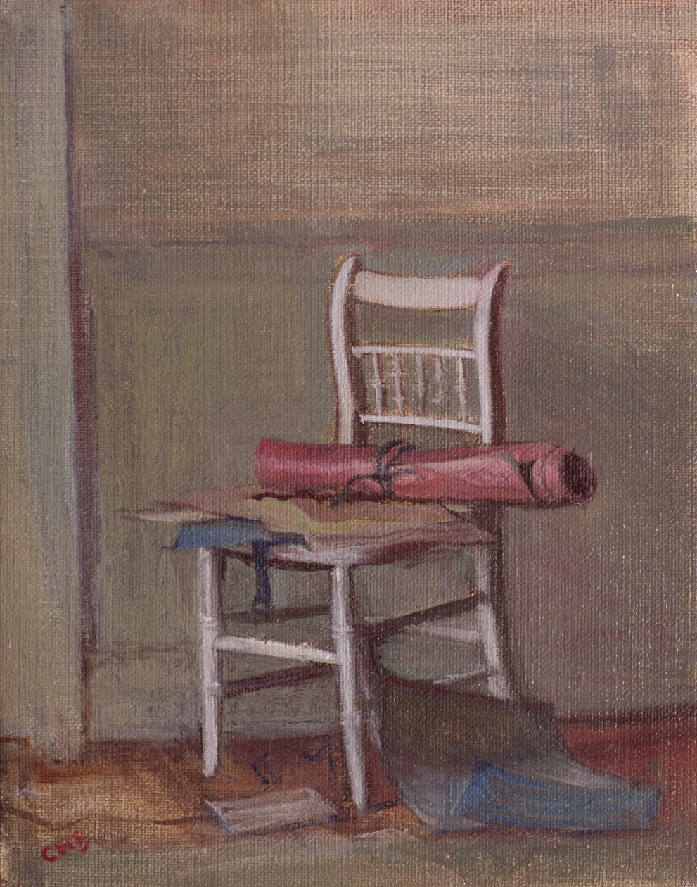 Hjørne af studiet af Caroline Hervey Bathurst