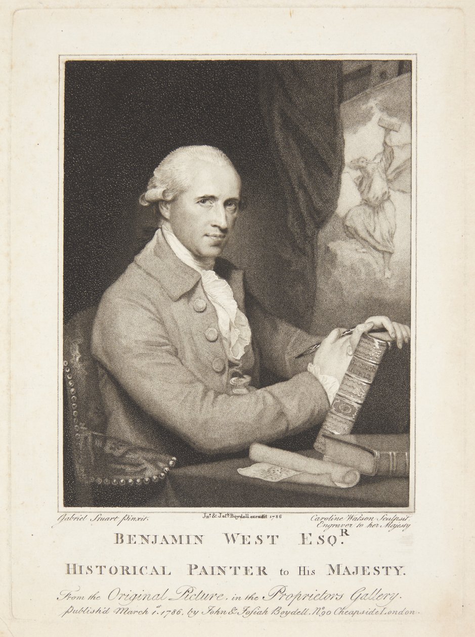 Benjamin West af Caroline Watson