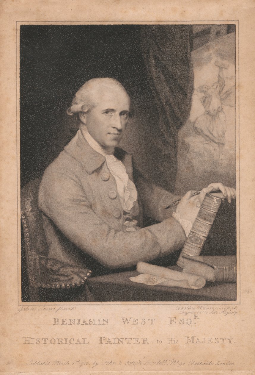 Benjamin West Esq., Hans Majestæts historiemaler af Caroline Watson