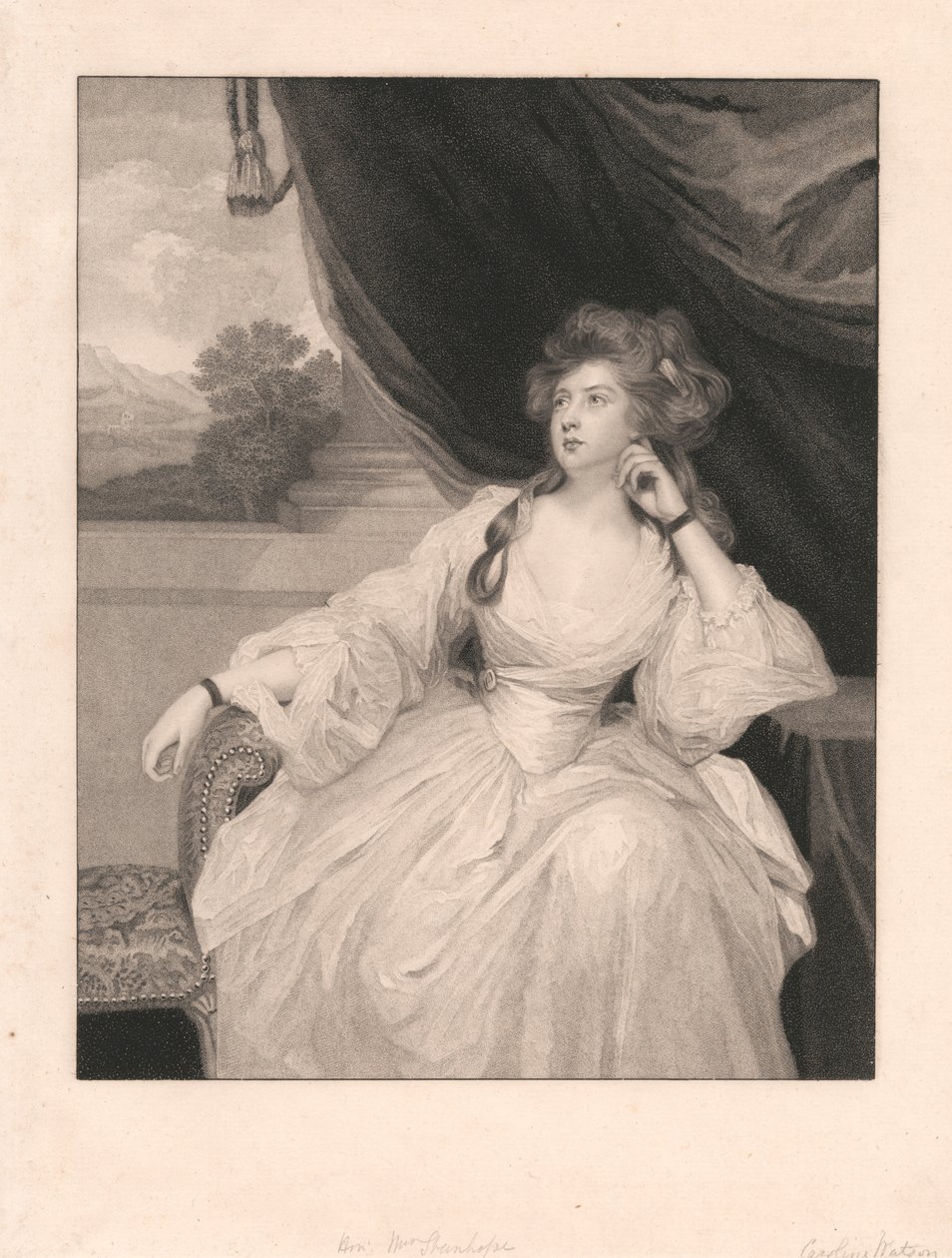 Hon. Fru Stanhope som 