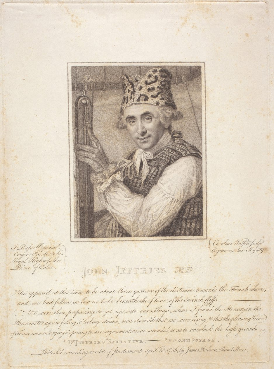 John Jeffries M.D., 3. april af Caroline and Russell John (1745 1806) Watson