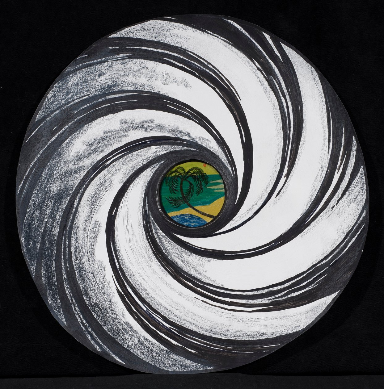Linse hvirvel med palme, 2005 af Carolyn Hubbard Ford