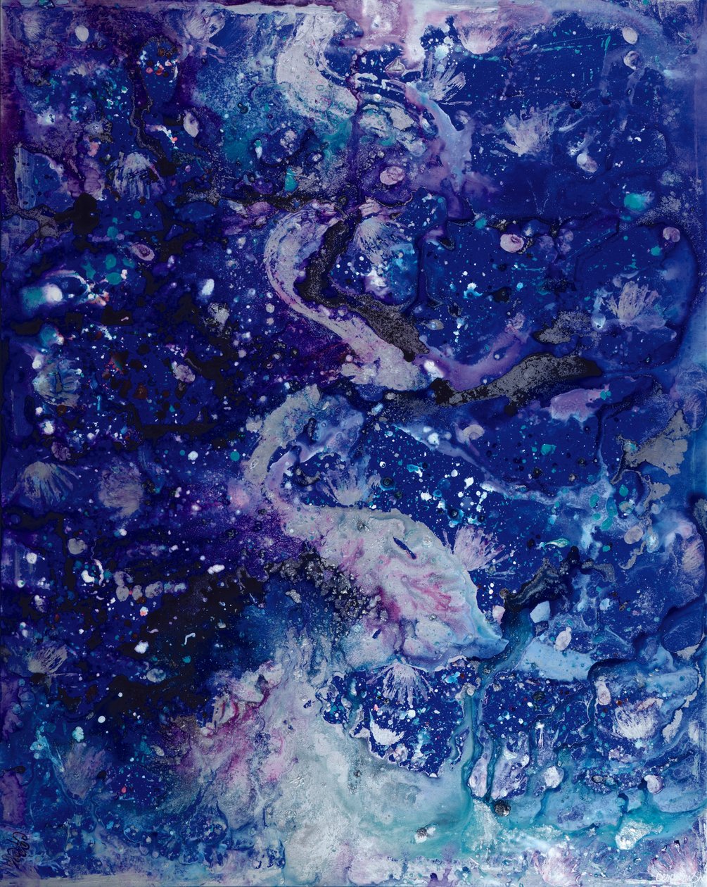 Cerulean Shorelines af Carolyn Mary Kleefeld
