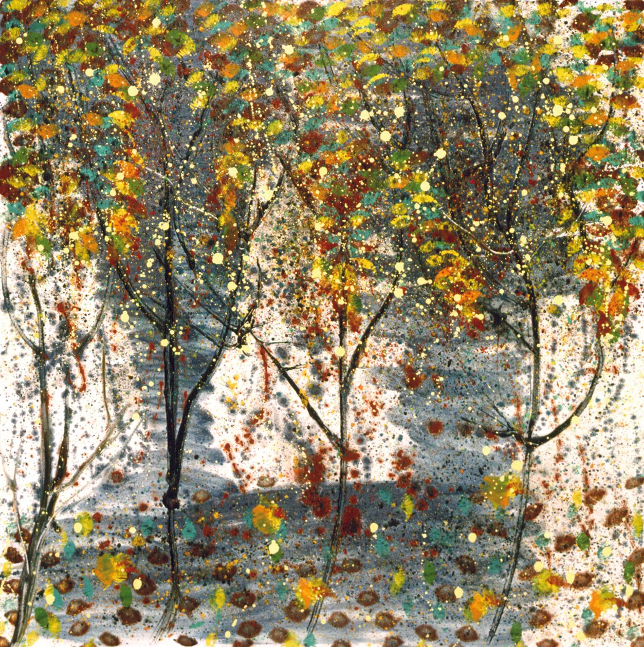 Forest Rhapsody, 2001 (olie på lærred) af Carolyn Mary Kleefeld