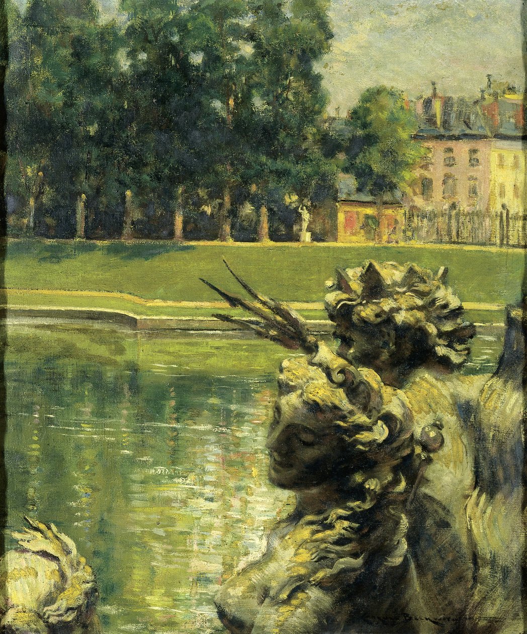 Neptuns bassin, Versailles, 1913. af Carroll Beckwith