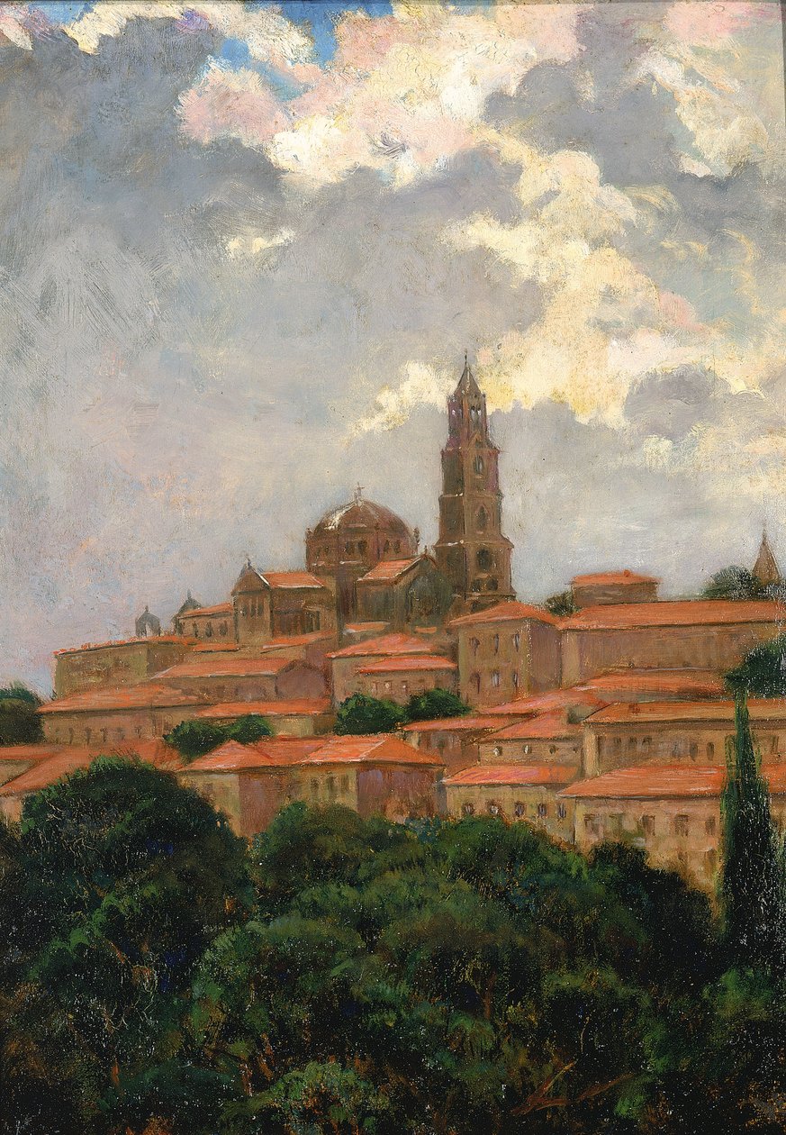 Katedral og Le Puy, 1911. af Carroll Beckwith