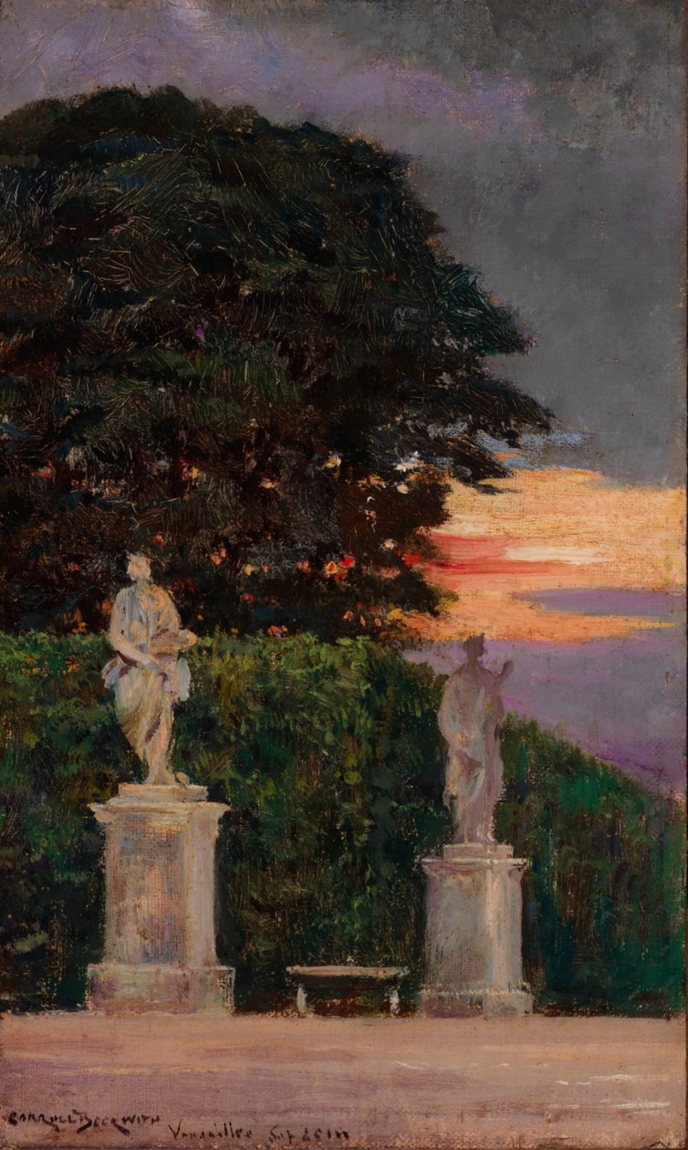 Corner of the Terrace, Versailles, 1911. af Carroll Beckwith