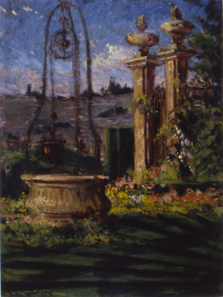 I haven ved Villa Palmieri af Carroll Beckwith