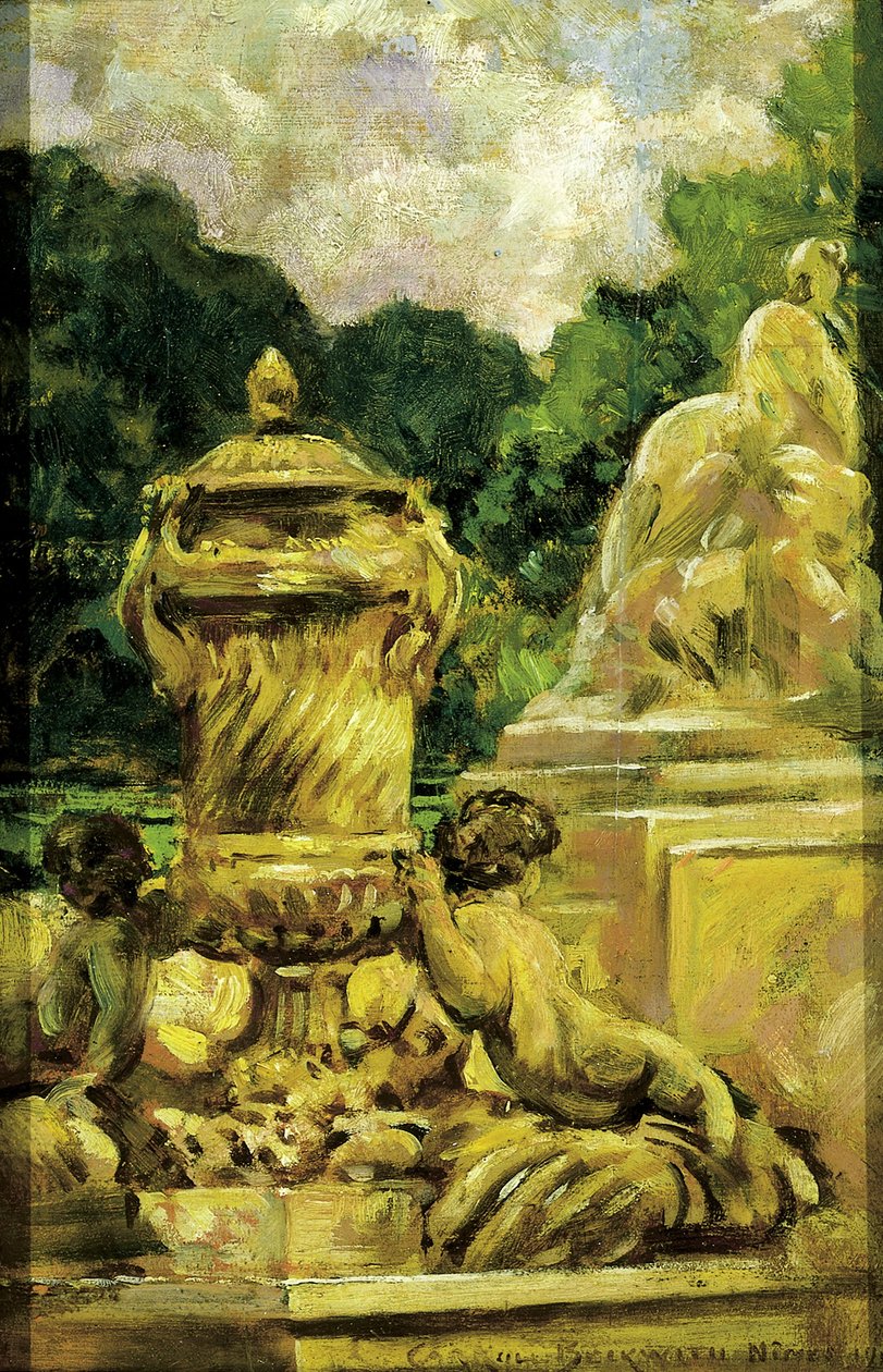 Jardin de la Fontaine i Nimes, Frankrig af Carroll Beckwith