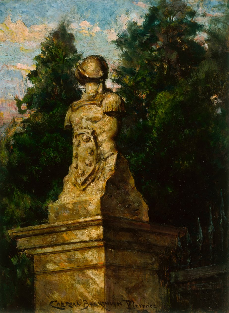 Modigliani Gate Post, 1910. af Carroll Beckwith