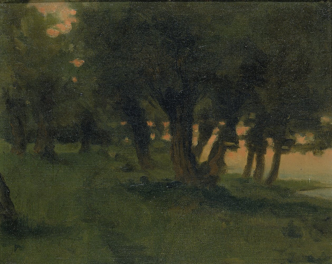 På bredden af Rhinen, nær St. Germain ved Mont d