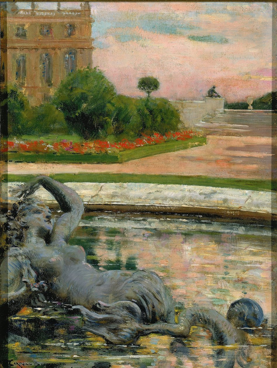 Parterre du Nord, Fontaine des Sirenes af Carroll Beckwith