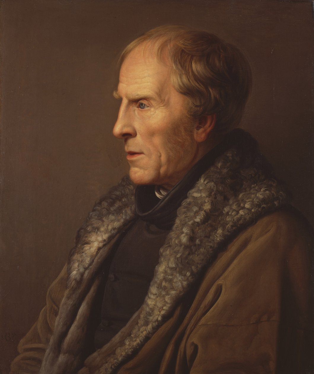Portræt af maleren Caspar David Friedrich af Caspar David Friedrich