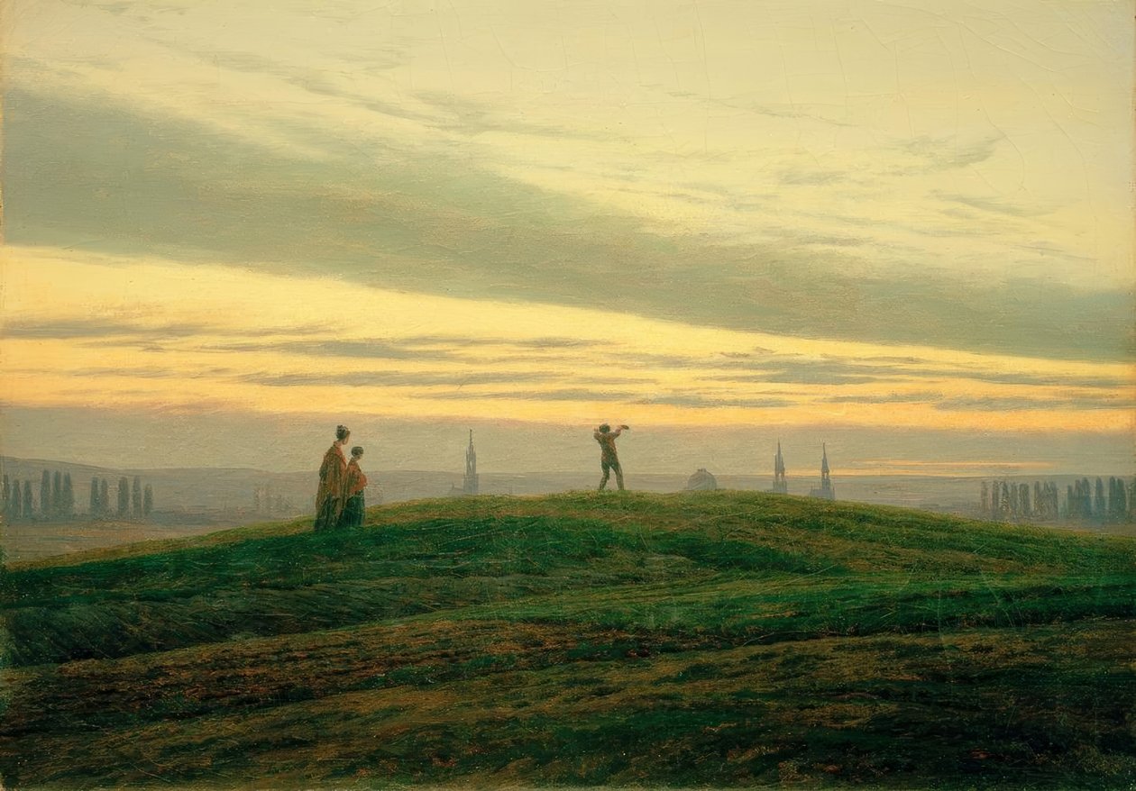 Aftenstjernen af Caspar David Friedrich