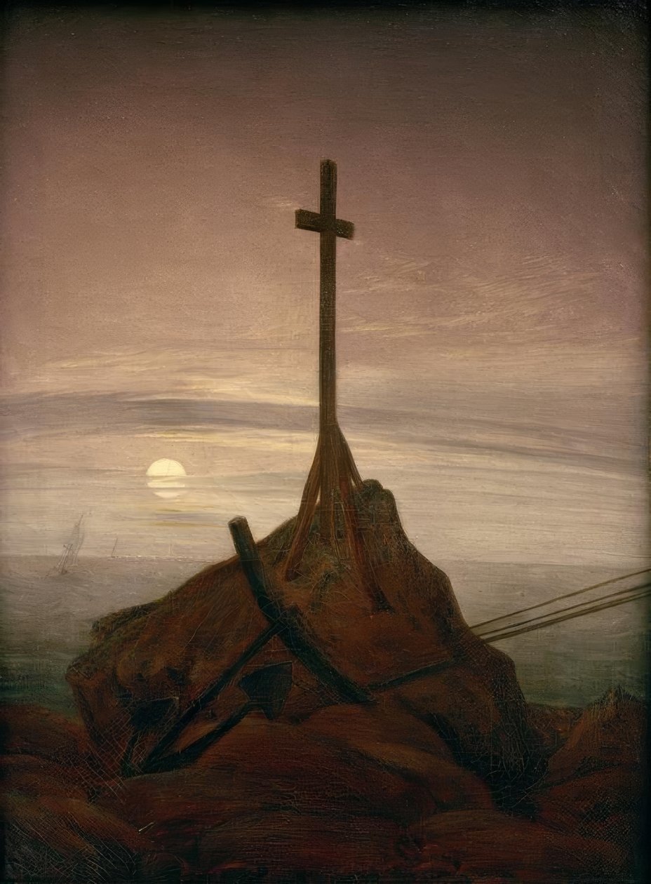 Kryds på Østersøen af Caspar David Friedrich