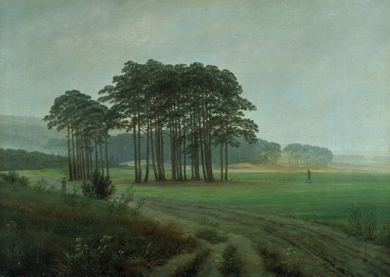 Middag, 1820-25 af Caspar David Friedrich