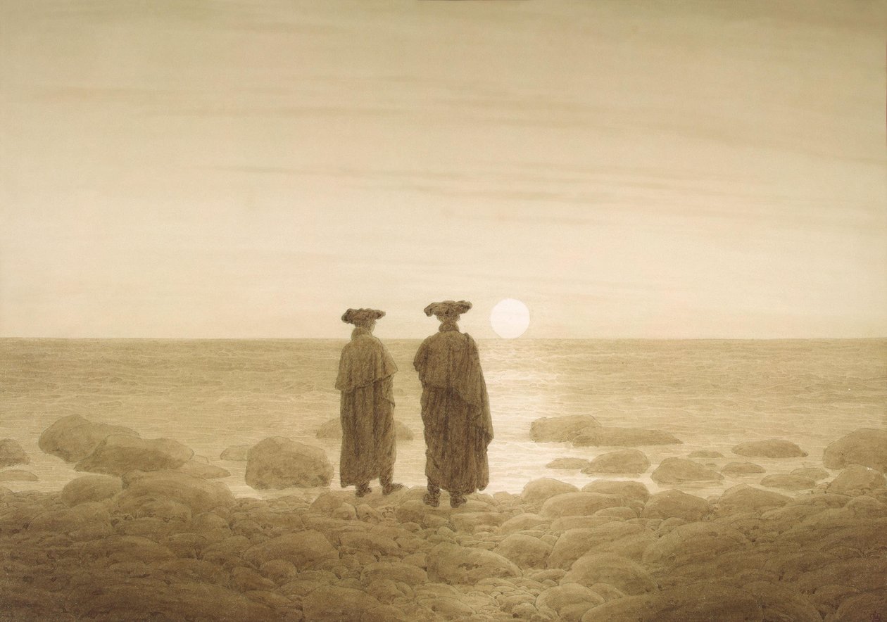 Måneopgang af Caspar David Friedrich