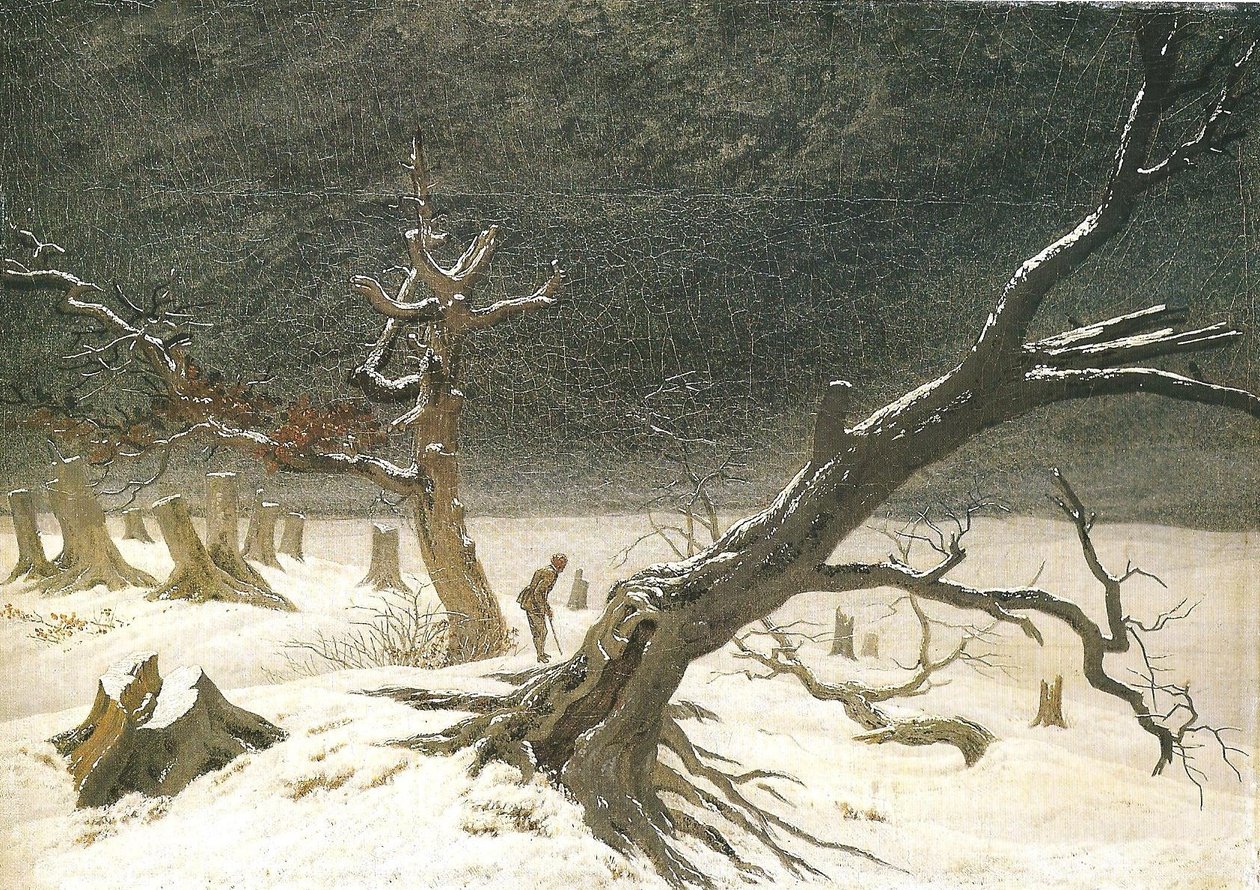 Vinterlandskab I af Caspar David Friedrich