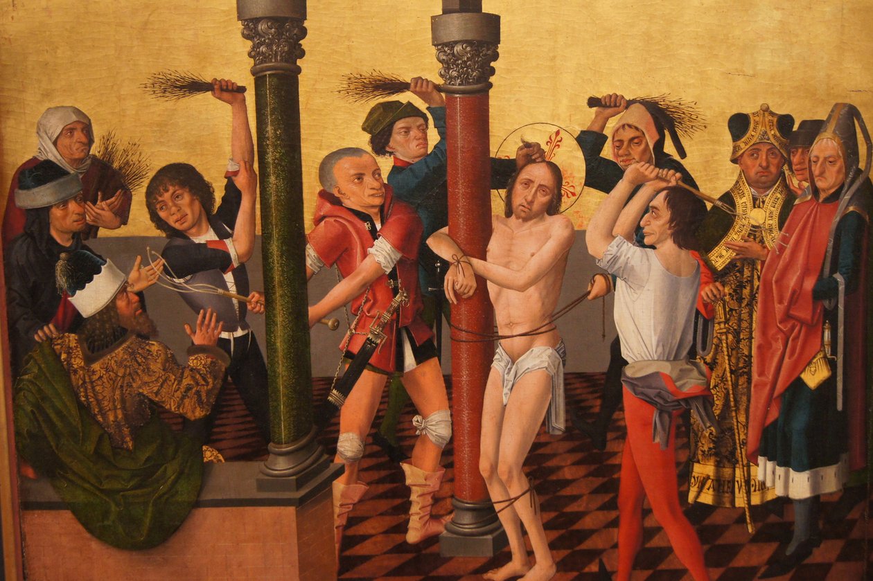 Colmar Altertavle (Flagellation) af Caspar Isenmann
