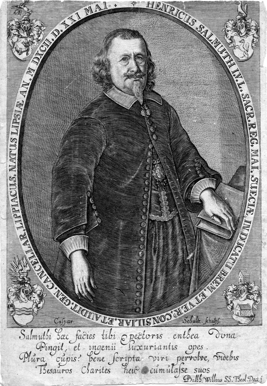 graveret portræt af Caspar «Schulte» ou «Schutte»